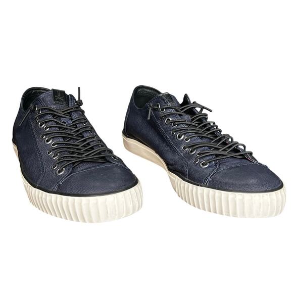 John Varvatos Bootleg Men’s Low Top Blue leather Sneakers Size US 12 main image 6